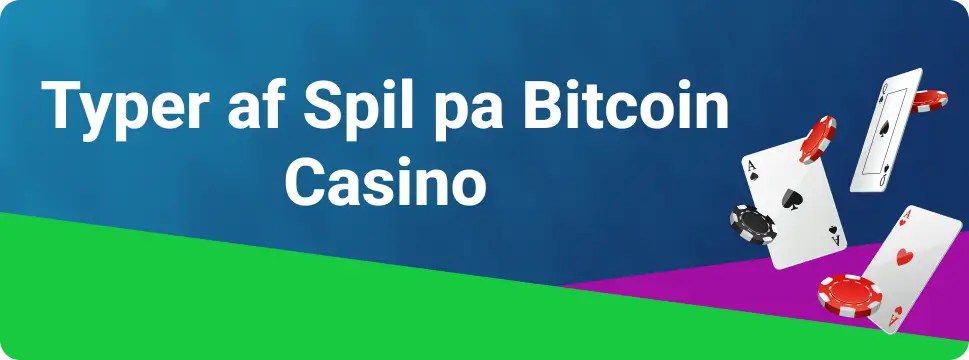 Typer af Spil pa Bitcoin Casino